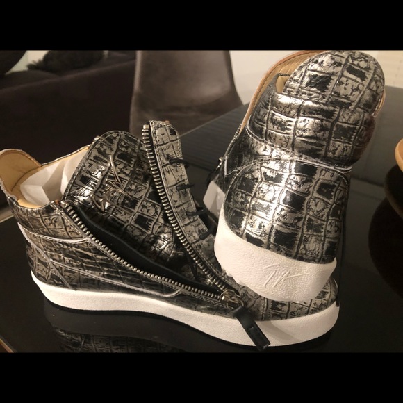 Giuseppe Zanotti Double Zip Mid Sneakers (No Box) - Picture 5 of 5